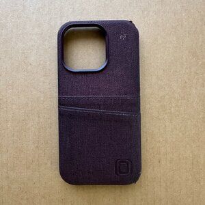 Dockem Card Case for iPhone 14 Pro with Built-in Metal Plate for Magnetic Mount